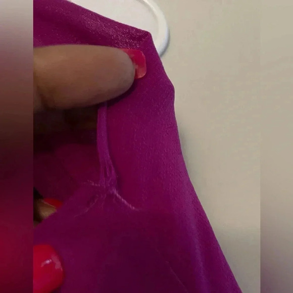 Dee Elle cross cross open back hilow dress sheer overlay party wedding datenight - Picture 5 of 5